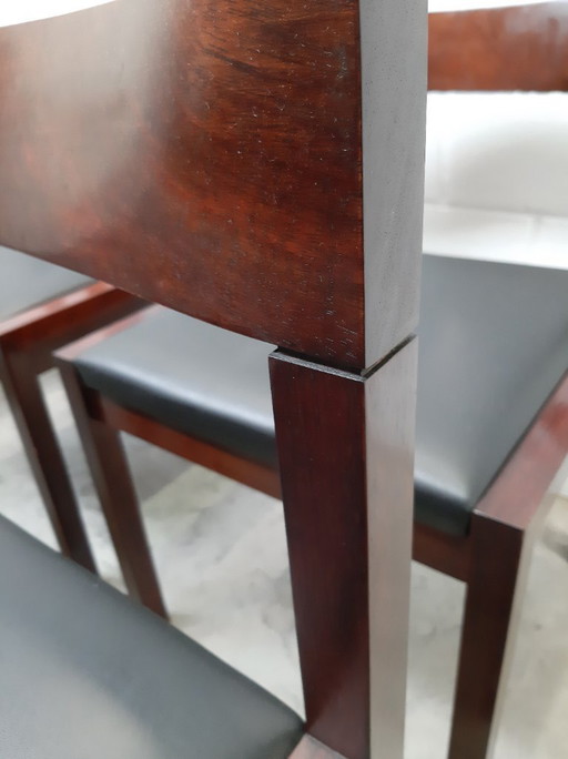 Vintage chairs Alfred Hendrickx 1960s, set of 6.