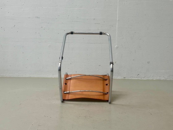 Fauteuil cantilever recouvert d'un magnifique cuir cognac – Leather (photo 15 of 17)