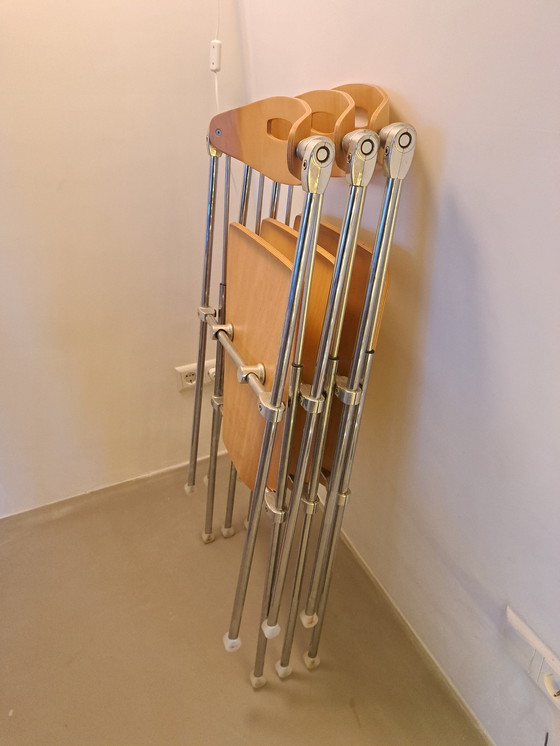 Image 1 of 3x sedia pieghevole Enrico Cioncada per Sitland