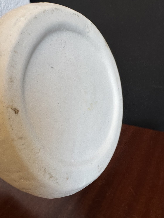 Image 1 of Vase rouleau porcelaine biscuit années 70