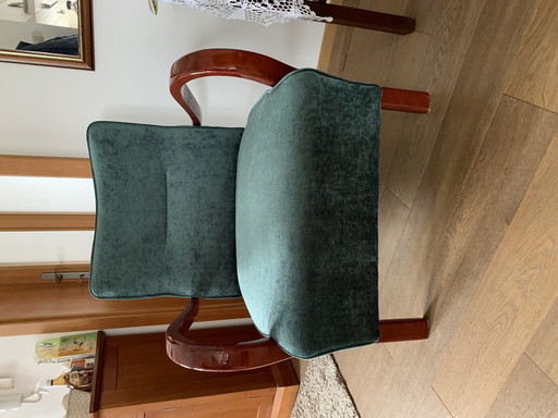 Poltrona Art Déco Verde, anni '20