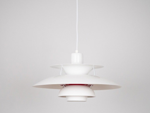 Danish PH 5 Pendant Lamp by Poul Henningsen, Louis Poulsen, 1958 – hanglampen, Aluminium
