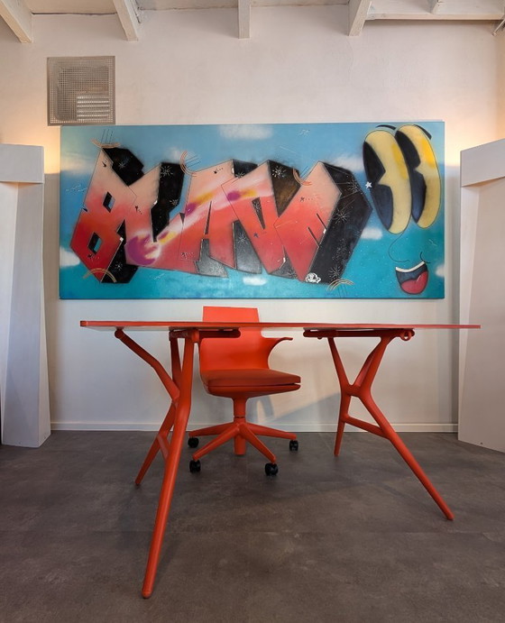 Image 1 of Kartell Spoon design tafel + bureaustoel | Antonio Citterio