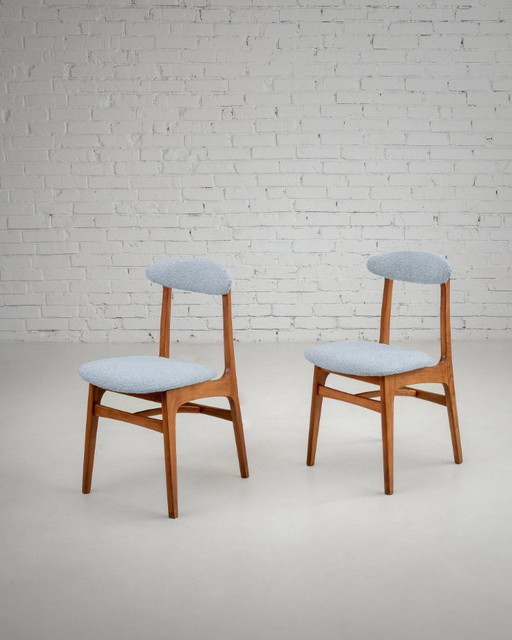 4er-Set Rajmund Hałas 200-190 Stühle – Polnische Mid-Century-Design-Ikone