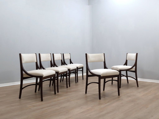 Set of 6 model 110 dining chairs Ico Parisi for Cassina, 1960s