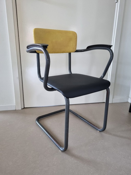 tube frame chair cantilever chair