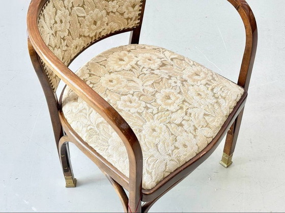 Image 1 of Poltrona modello 715 di Gustav Siegel per J. & J. Kohn del 1899 da Vienna