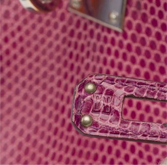 Image 1 of Sac HERMES Birkin 25 en Cuirs exotiques Violet - 103358