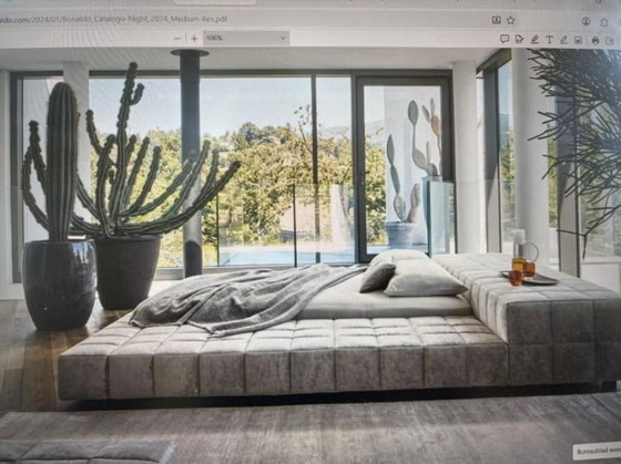 Cama de diseño Bonaldo 265*280 estructura, interior 180*200 cm – Camas de matrimonio, Textile (photo 2 of 6)