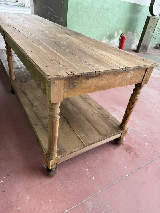 Image 1 of Bancone drappeggio del 800 in legno 