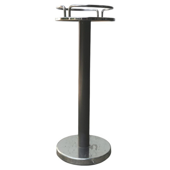 Image 1 of Sottsass Ettore design years '70 for Alessi ice bucket for bottles with column