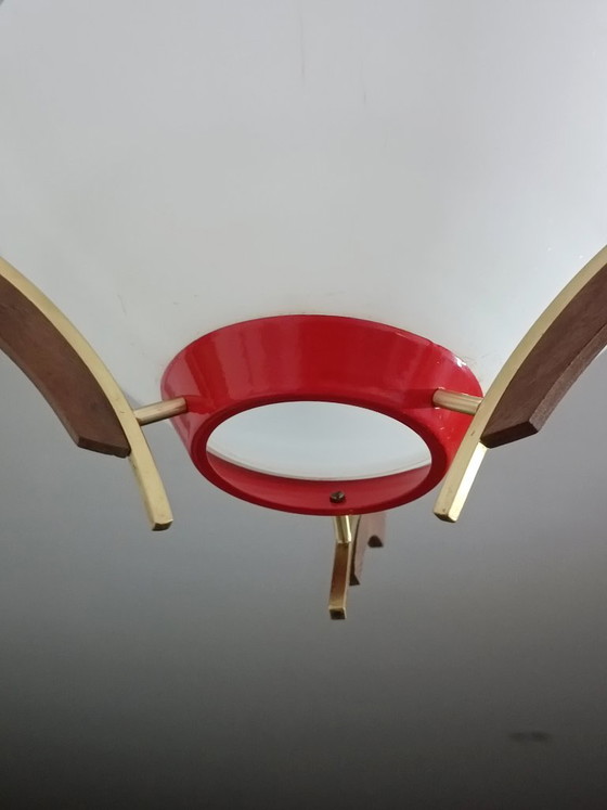 Lampe Suspendue Scandinave 1960s – Suspensions, Glass (photo 4 of 7)