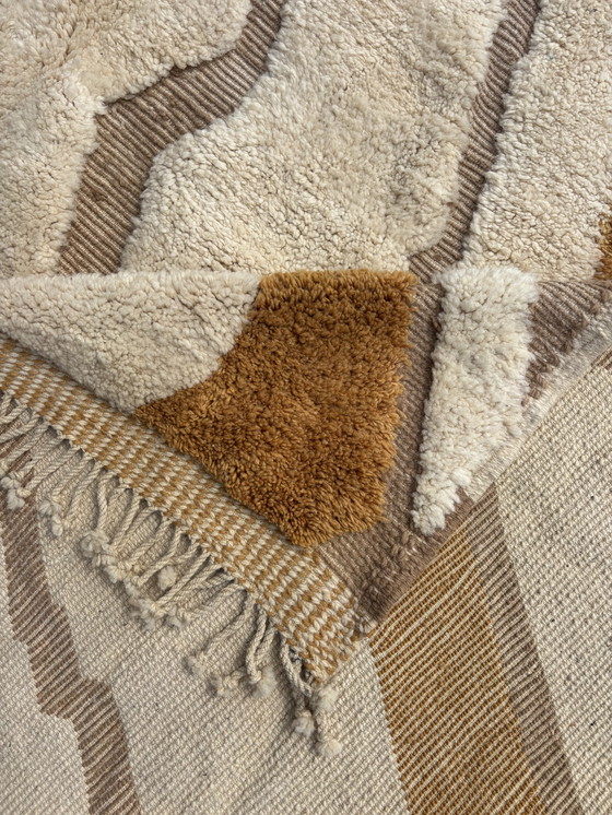 Image 1 of Luxe Marokkaans Berber tapijt Mrirt 265x350 cm - Pluche en kleurrijk handgeweven wollen tapijt