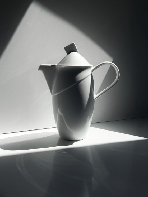 Rosenthal Studio-Line „Avenue“ Koffiepot van Frogdesign, Wit Porselein, 1989 – Glazen & Karaffen, Porcelain (photo 4 of 6)