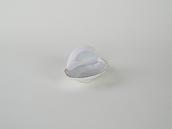 Image 1 of Porcelain seashell, Italian design, 1970s, production: Italy