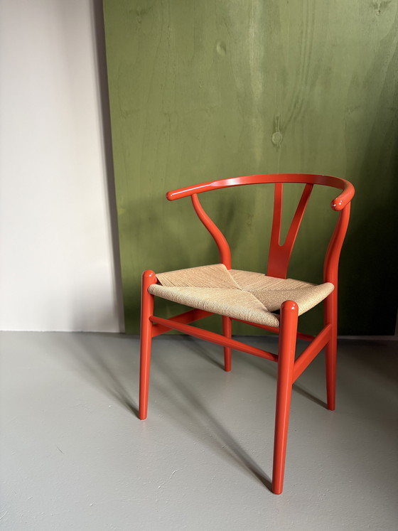 Image 1 of Carl Hansen CH24 Wishbone chair orange
