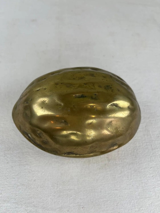 Vecchia noce in ottone – Ciotole, Brass, Vintage (photo 3 of 9)