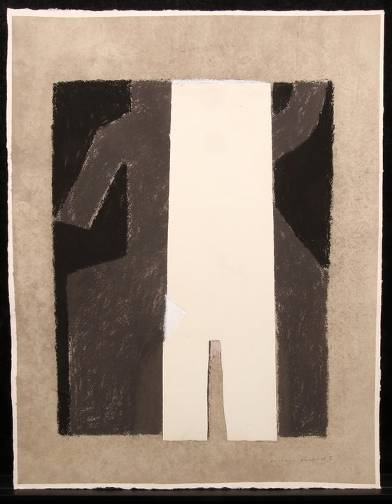 Image 1 of Keidel, Barbara - Waldstück III - gouache sur vergé - exemplaire unique signé à la main