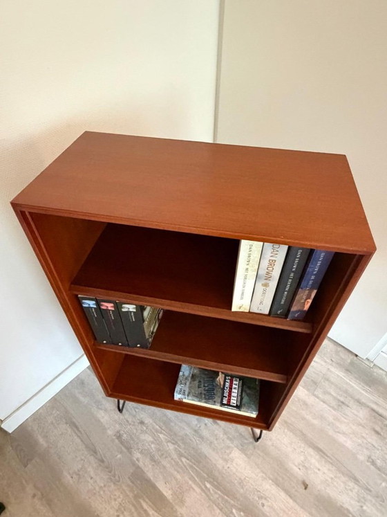 Vintage Formule Kempkes Bookcase | Wall Unit | Shelving Unit, Wood, Orange (photo 5 of 9)