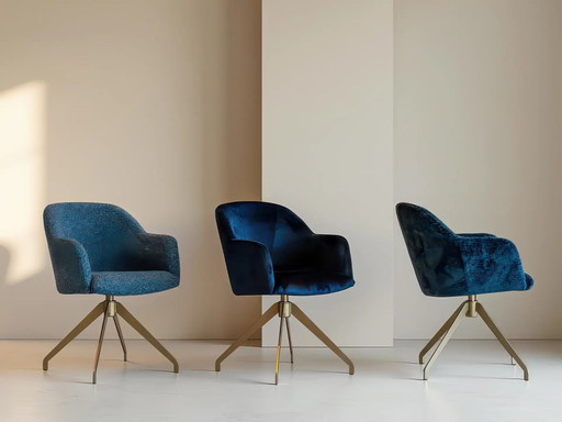 Alcon (set di 3) – RT Design, eetkamerstoelen, Metal
