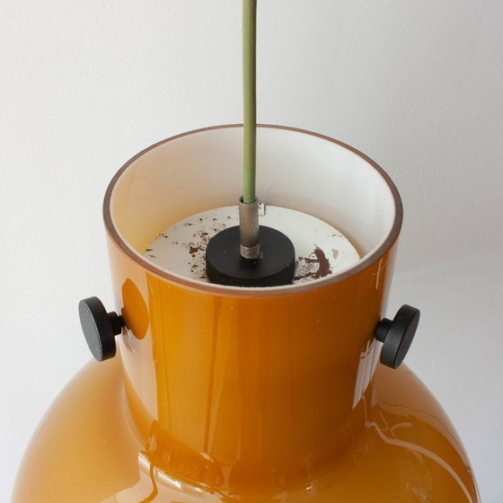 Image 1 of Suspension en verre brun de Peill & Putzler, Allemagne, années 1970