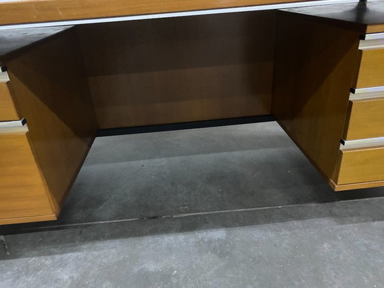 Image 1 of Desk with file cabinet and photo brochure MIM
