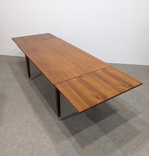 Large vintage Scandinavian extendable table