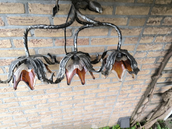 Image 1 of Lampada brutalista degli anni '70