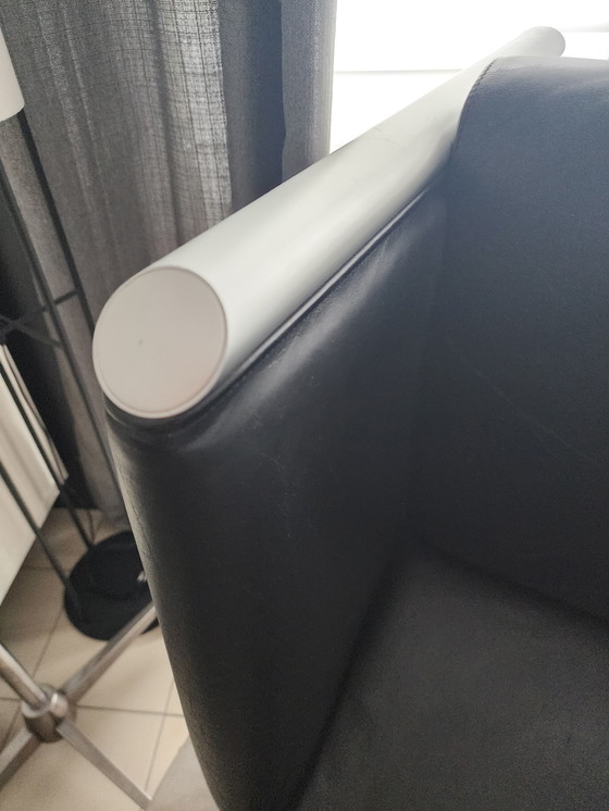 Image 1 of Wilkhahn 830 van Klaus Franck & Werner Sauer - 2-zitsbank + 2 fauteuils (voormalig Europees Parlement)