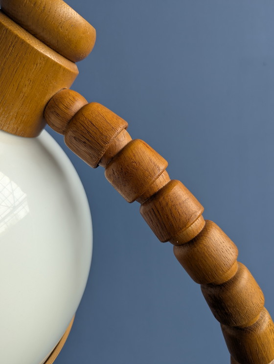 Image 1 of lampadaire vintage en bois