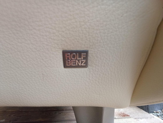 Image 1 of „Rolf Benz 322“ Lederausstattung, 3-Sitzer. Seltener, neuwertiger Zustand!