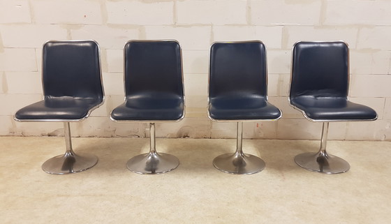 Image 1 of Sedie a tromba a tulipano Tacke dell'era spaziale degli anni '70