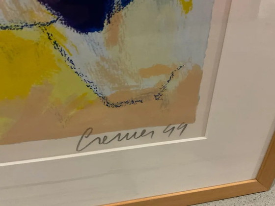 Image 1 of Jan Cremer - ''Tulipani 99 II'' - serigrafia incorniciata