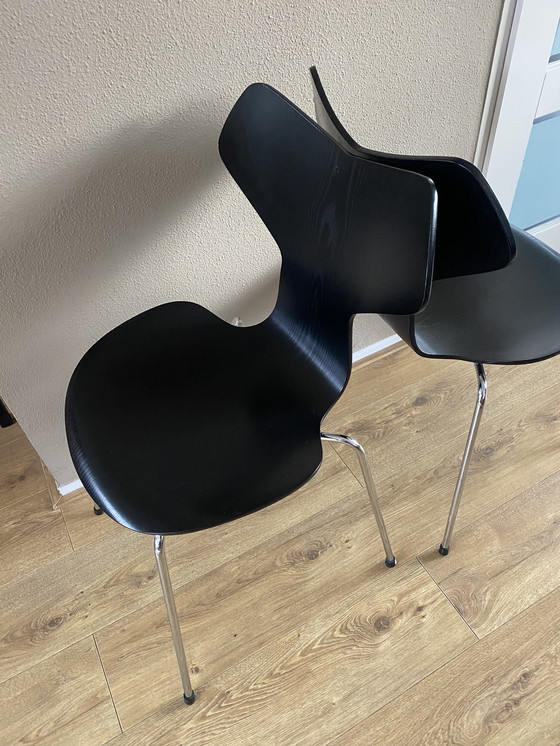 Image 1 of 4 butterfly chairs grand prix Arme Jacobsen for Fritz Hansen