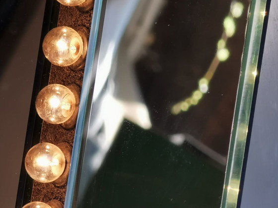 Gino Sarfatti design Arteluce anni '70 monumentale specchio da tavolo architettonico illuminato – Metallo (photo 11 of 15)