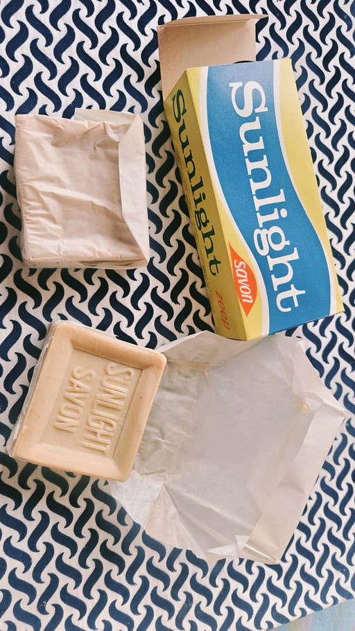 Savon Sunlight de qualité muséale - Trio de boîtes vintage intactes