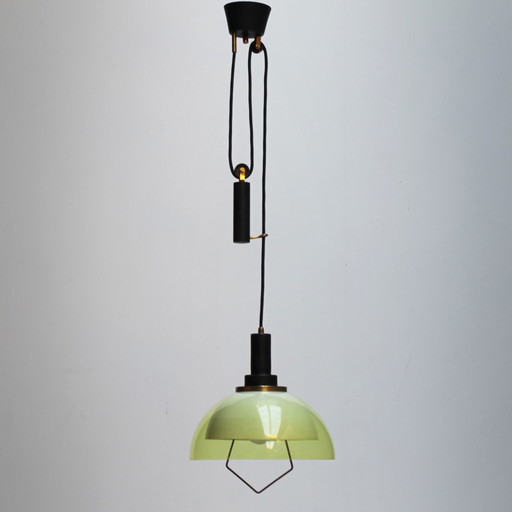 Lampe suspendue à contrepoids réglable