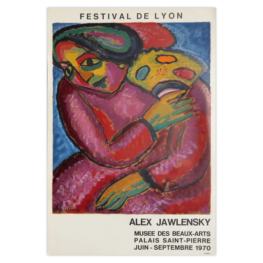 Alexej Von Jawlensky Poster Expo 70 - Musée Des Beaux Arts Palais Saint-Pierre - – Paper (photo 2 of 5)