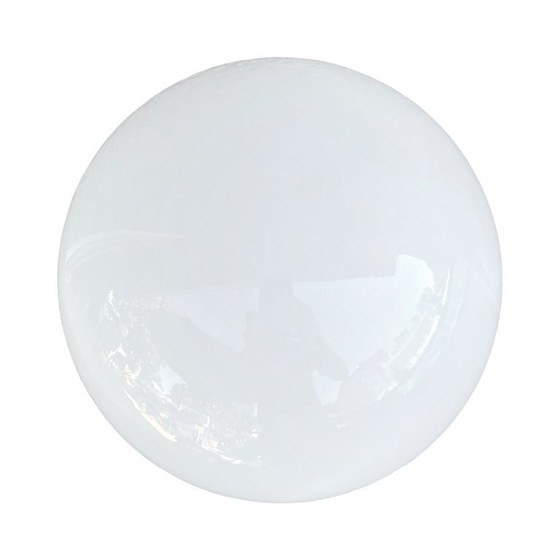 Image 1 of Industriële wandlamp, wit, glas, FOTON, Polen, jaren 1960.