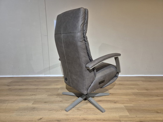 Image 1 of Showroommodel - Montel Riley - Verstelbare Relaxfauteuil - Bruin - Reno Leer