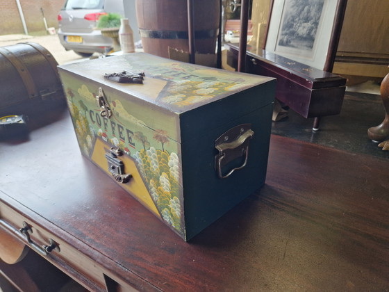 Image 1 of Vintage wooden coffee box