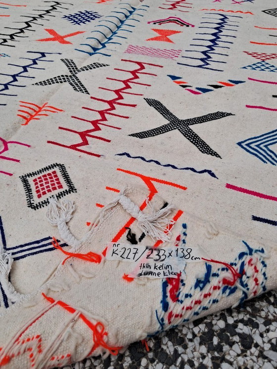 Image 1 of Handgeknoopt Berber kleed wol 233x138cm