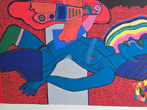 Image 1 of Corneille - The Great Blue - 99/130 - 1986 - Signed