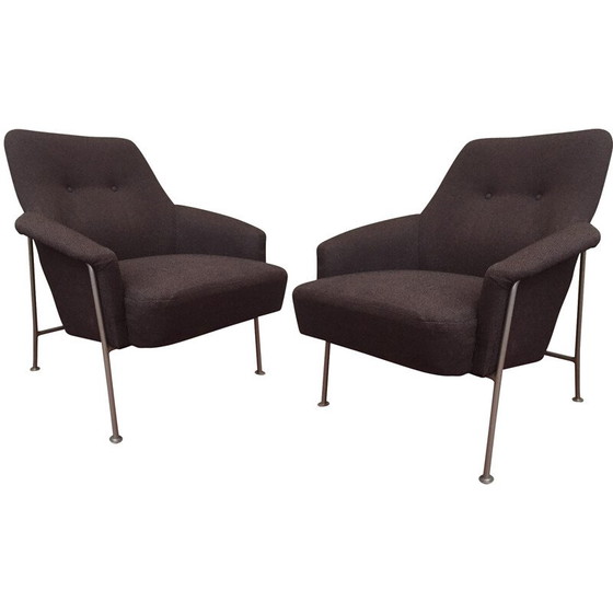 Image 1 of Pair of vintage armchairs by Theo Ruth, 1958