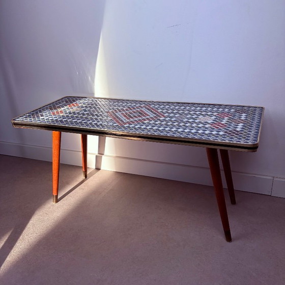 Image 1 of Vintage mosaic table, coffee table, side table
