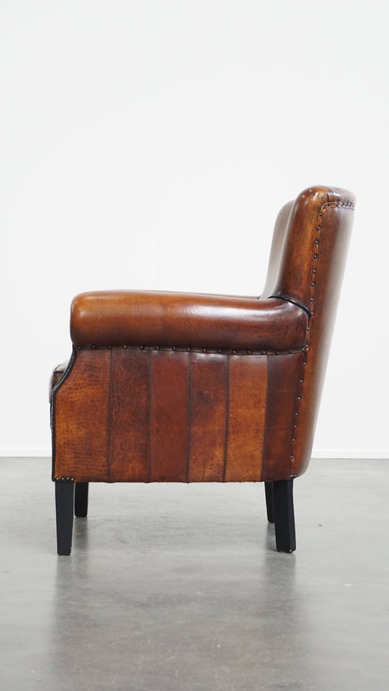 Image 1 of Klassieke schapenleren armchair