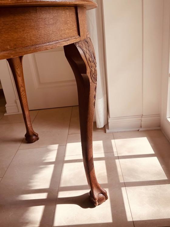 Image 1 of Chippendale round table