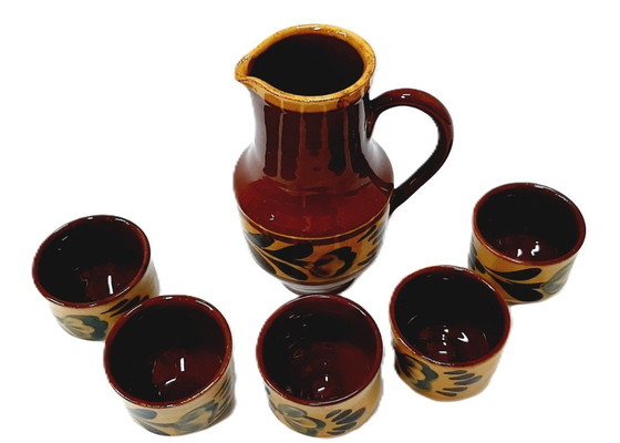 Image 1 of Vintage Ceramic Mulled Brandy Set
