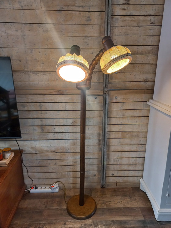 Image 1 of Lampada da terra vintage Steinhauer con doppio paralume, anni '60/'70