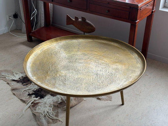 Image 1 of Pols Potten- Table- Coffee Table- Antique Brass